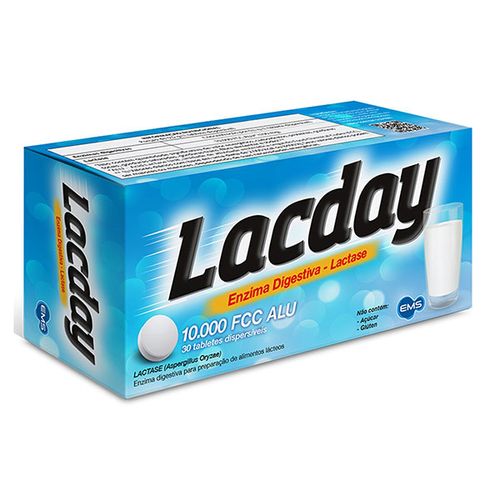 Lacday Enzimas Digestivas 10000Fcc Alu 30 Tab