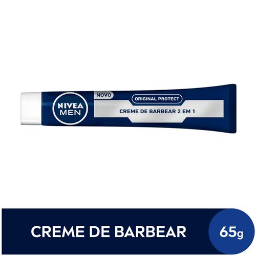 Creme de Barbear 2 em 1 NIVEA Men Original Protect 65g