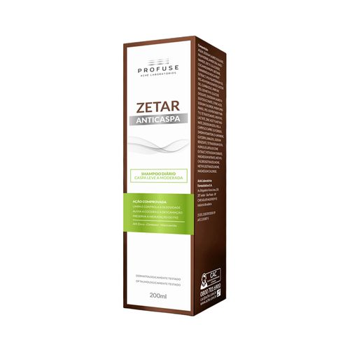 Shampoo Zetar Diário Anticaspa 200ml