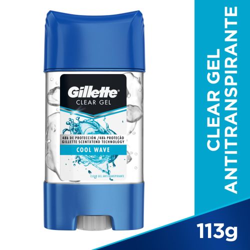Gel Antitranspirante Gillette Cool Wave 113g
