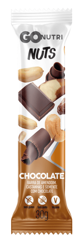 Barra de Nuts GOnutri Chocolate - 30g