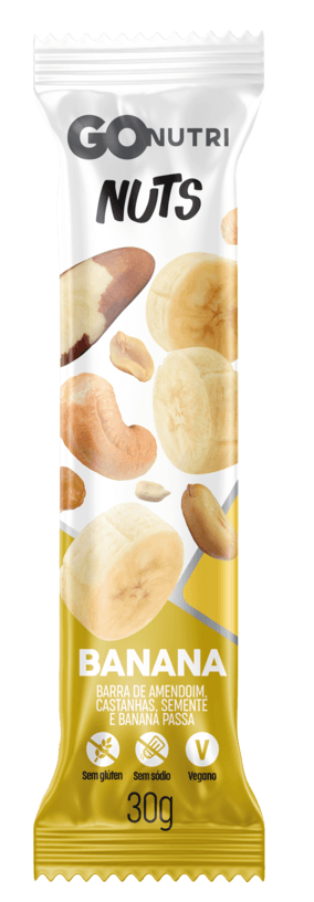 Barra De Nuts Banana Gonutri 30G