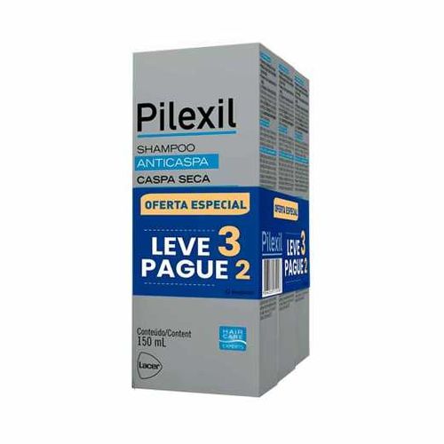 Shampoo Anticaspa Pilexil -  Caspa Seca – 150ml – LEVE 3 PAGUE 2