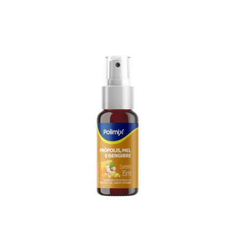 SPRAY DE PRÓPOLIS, MEL E GENGIBRE POLIMIX 35ML