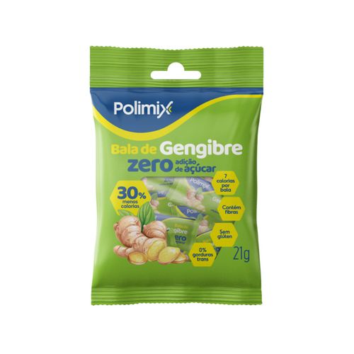 Bala Polimix Gengibre Zero 21Gbala Polim