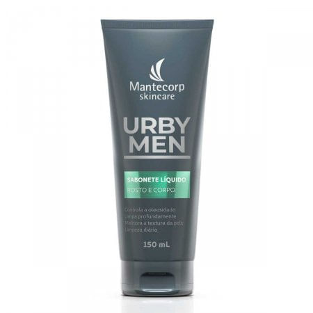 Urby Men Sabonete Líquido Corpo e Rosto Mantecorp - 150ml