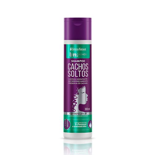 Shampoo Beleza Natural Cachos Soltos 300Ml - Beleza Natural