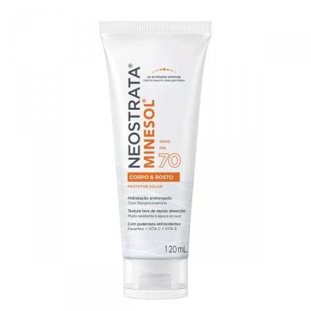 Minesol Rosto E Corpo Fps70 120Ml