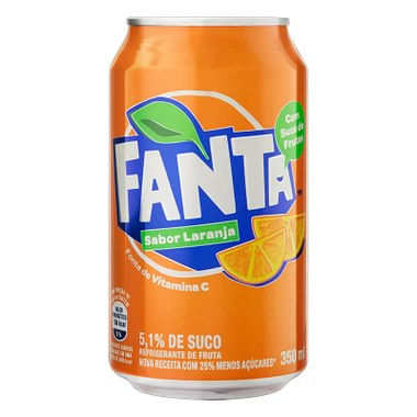 Fanta Laranja Lata 350Ml