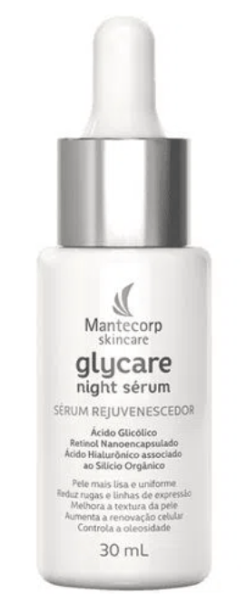 Sérum Facial Rejuvenescedor Noturno Glycare Mantecorp 30ml