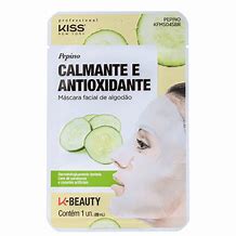 Máscara facial Kiss New York  Pepino 20ml