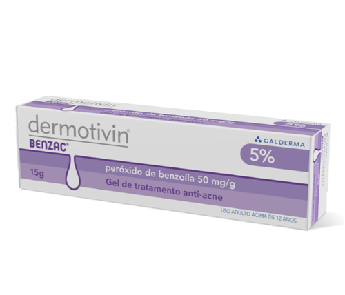 Dermotivin Benzac Gel 5% 15G