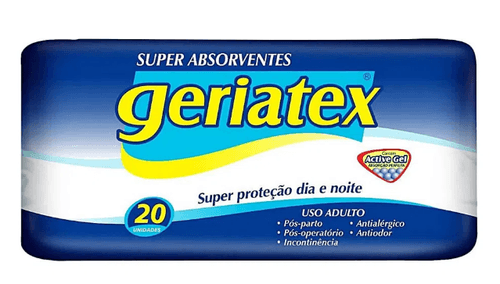 Absorvente Geriátrico Geriatex - 20 unidades