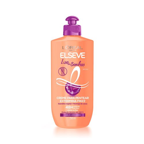 Creme para Pentear L'Oréal Paris Elseve Liso dos Sonhos, 250ml