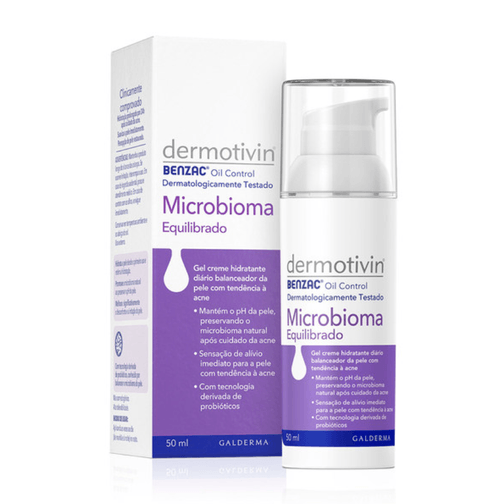 Dermotivin Benzac Oil Control Microbioma Equilibrado 50ml