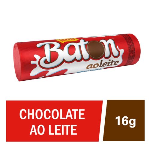 Chocolate GAROTO BATON ao Leite 16g