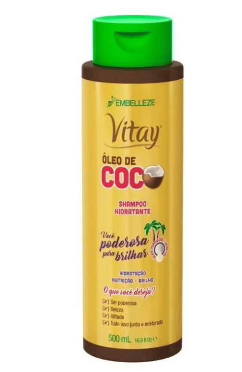 Shampoo Vitay Óleo de Coco 500ml
