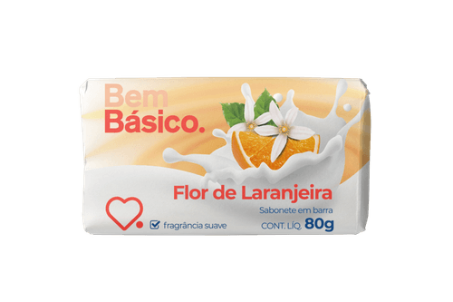 Sabonete em Barra Bem Básico 80g - Flor de Laranjeira