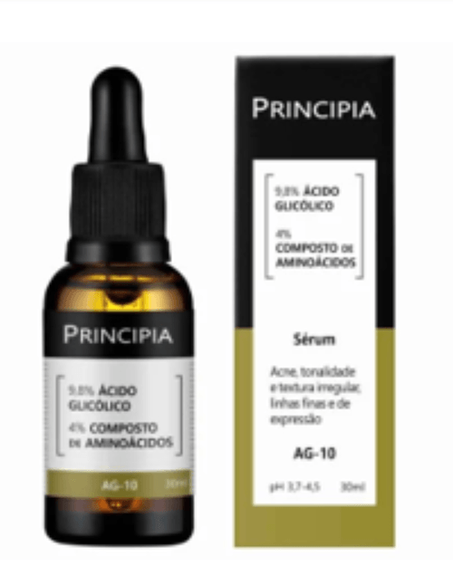 Sérum Renovador Ácido Glicólico + Aminoácido Principia 30ml