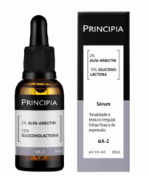 Sérum Renovador Alfa-Arbutin + Gluconolactona Principia 30ml