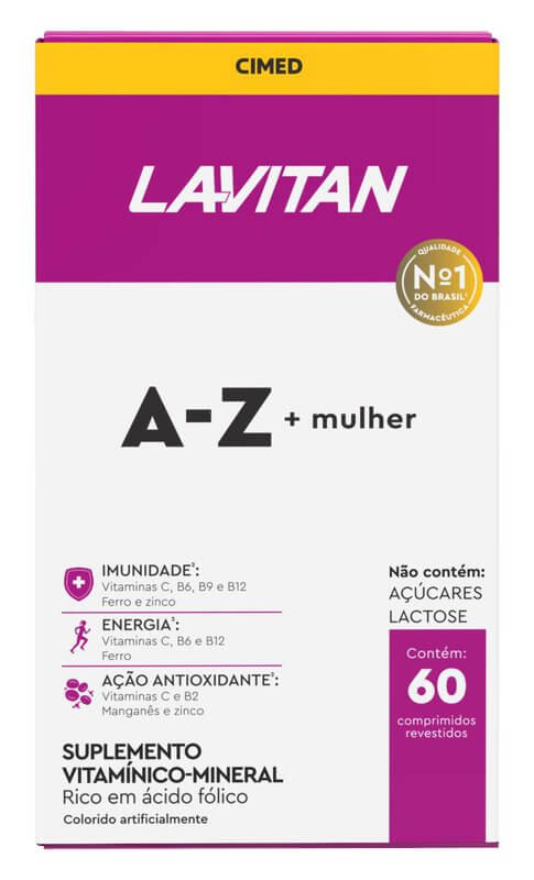 Lavitan A-Z + Mulher - 60 comprimidos