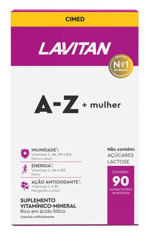 Lavitan A-Z Mulher – 90 comprimidos