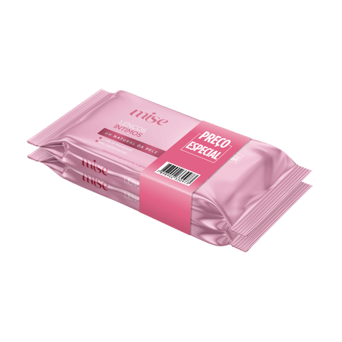 Kit Lenços Umedecidos Íntimos Mise Suave - 32 unidades