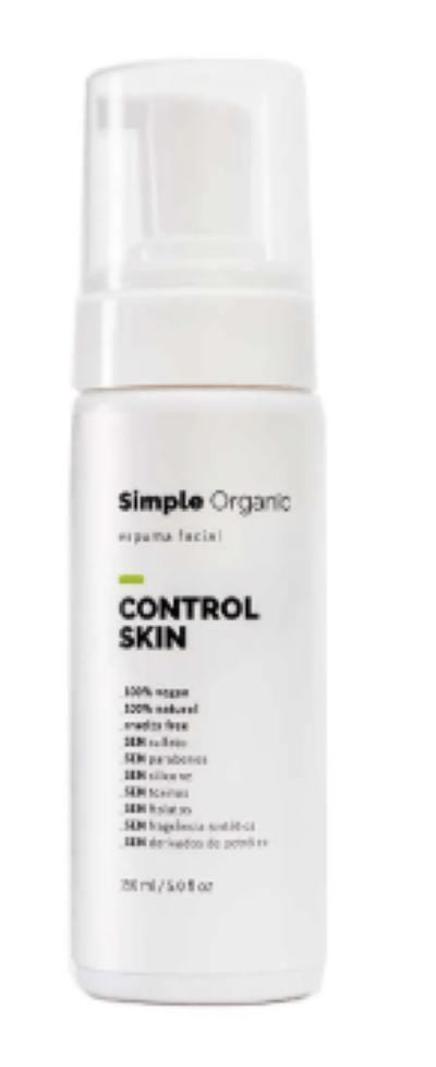 Espuma Facial Controle de Oleosidade Simple Organic 150ml