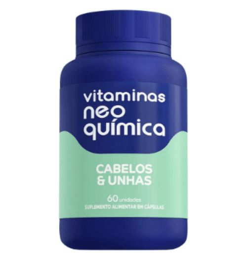 Multivitamínico Neo Química Cabelos e Unhas 60 cápsulas