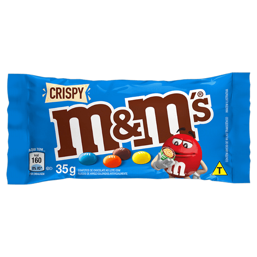 Confeito de Chocolate ao Leite M&M's Crispy - 35g