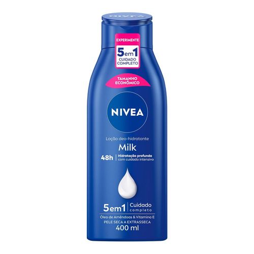 Creme Hidratante Nivea Milk - Pele Seca a Extrasseca - 400ml