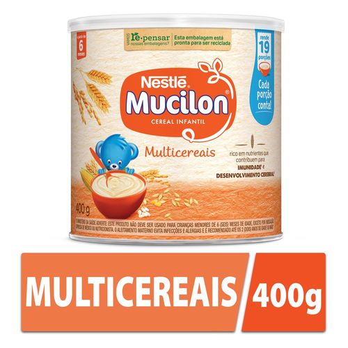 Cereal Infantil Mucilon Multicereais - 400g