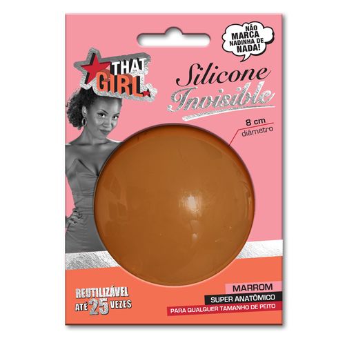 Silicone Adesivo Invisible para Seios That Girl - Marron