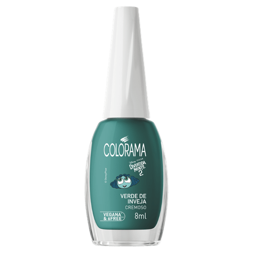 Esmalte Cremoso Verde de Inveja Divertida Mente 2 Colorama - 8ml