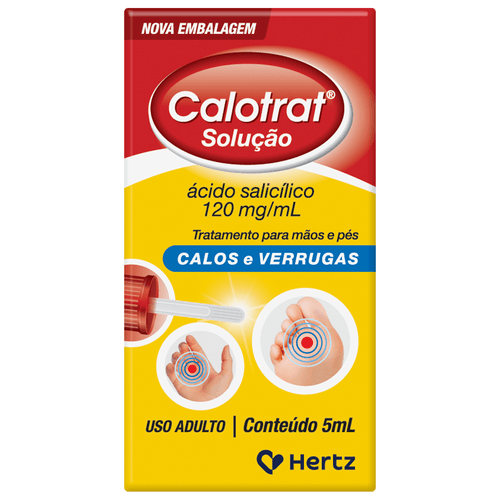 Calotrat Ácido Salicílico Solução 5ml 120mg ml