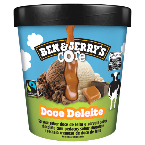 Benejerrys Sorv Doce De Leite Cor 458Ml