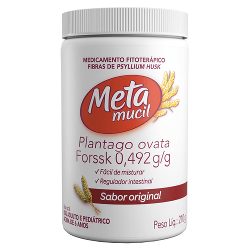 Regulador Intestinal 0,492g/g Original Metamucil Pote 210g