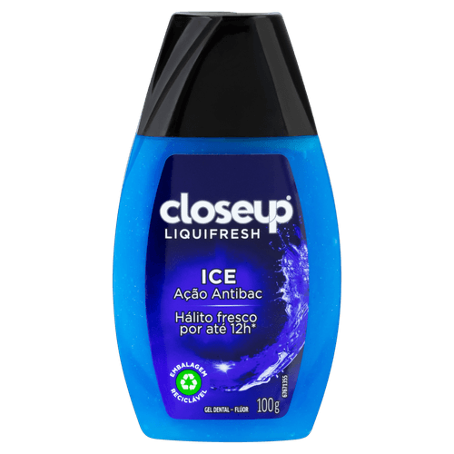 Gel Dental Ice Closeup Liquifresh Frasco 100g