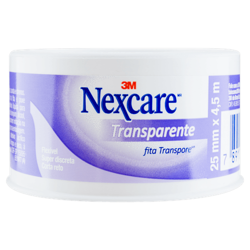 Fita Transpore Transparente Nexcare 25mm x 4,5m