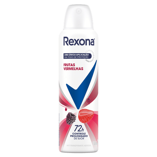 Antitranspirante Aerossol Frutas Vermelhas Rexona 150ml Spray