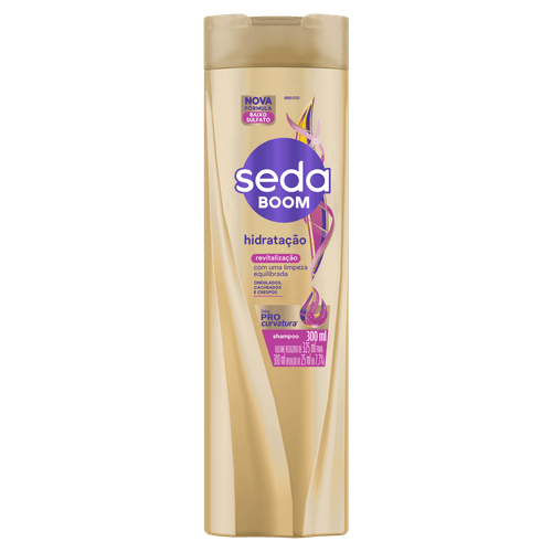 Shampoo Seda Boom Hidratação Revitalização Frasco 300ml