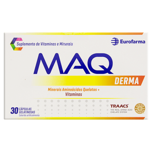 Suplemento Maq Derma Caixa 30 Cápsulas Gelatinosas