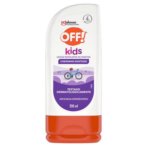 Repelente Off Kids loção 4 horas de Proteção - 200ml