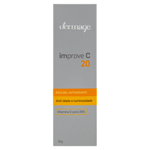 Emulgel Antioxidante Anti-Idade e Luminosidade Dermage Improve C 20 Caixa 30g