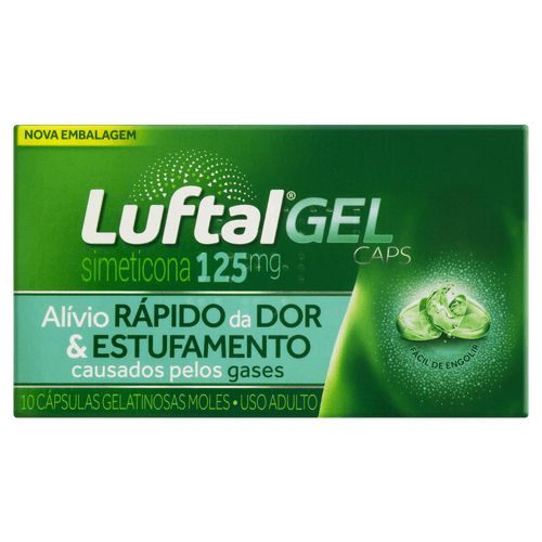 Luftal Max Simeticona 125mg – 10 Cápsulas