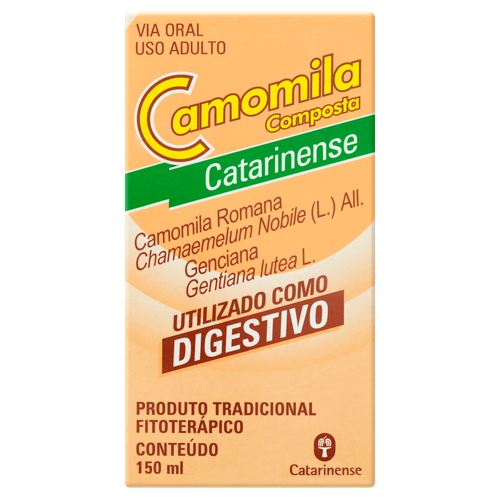 Camomila Composta Catarinense Caixa 150ml Solução