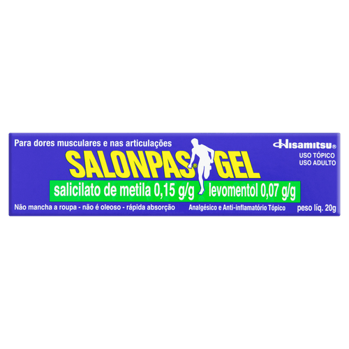 Salonpas Gel Hisamitsu Caixa 20g