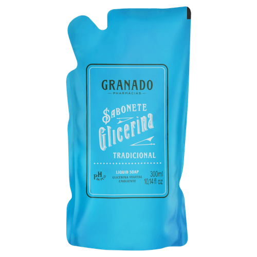 Sabonete Granado Glicerina Tradicional Líquido refil 300ml