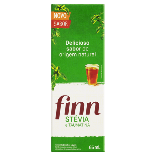 Adoçante Finn Stevia Líquido 65Ml - Finn