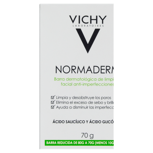 Sabonete Vichy Normaderm Pel Oleosa Acneica 70g - Vichy Normaderm